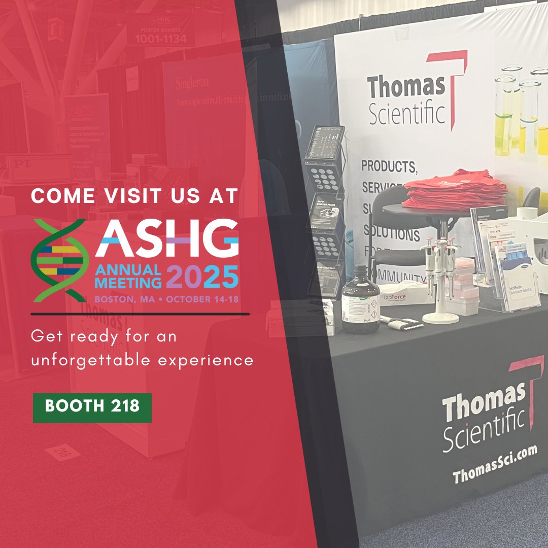 Join us at booth #218 at #ASHG25! 🎉 Don’t miss the innovation, collaboration, and discovery! 🔬 Learn more: meetings.ashg.org/event/ASHG25/h…