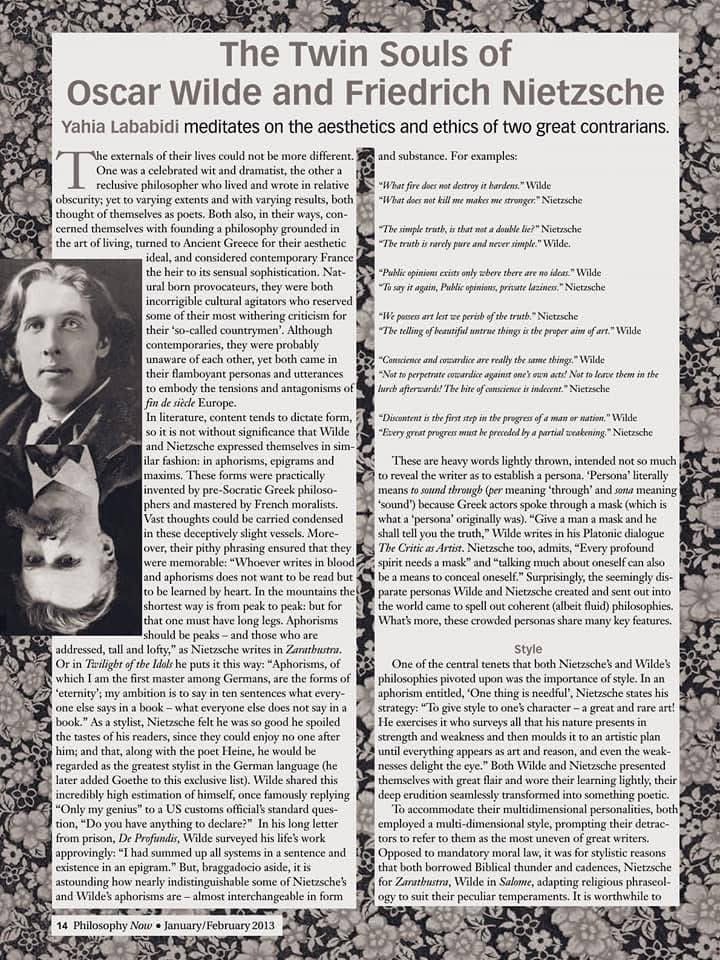 YahiaLababidi's tweet photo. On Nietzsche’s birthday, these words in praise of vastness…
Pre-order my new book on Nietzsche and Wilde:
https://t.co/I0qkg3Ktn6
#Nietzsche #Wilde #Philosophy #Literature #OnTheContrary https://t.co/mBig2eXsjm