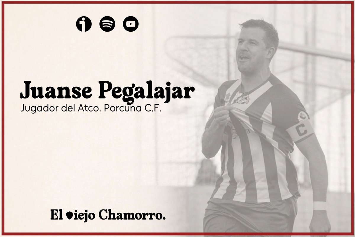 🎙️Mañana nos visita Juanse Pegalajar, uno de los futbolistas más queridos por la afición marteña en los últimos años.

Con él, comentamos la previa del derbi, su amplia trayectoria, el adiós en Martos y su segunda juventud como capitán del Atco. Porcuna.

¡Se viene programón! 🔥