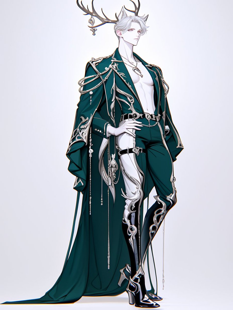 🌙 夜の紅葉気分！🍂✨ #mofuAI秋の収穫祭 🧺🦔
ハリネズミ少女に続き、イケメンの鹿なんてどう？🤍

10/17 18:00スタート！準備進めてね🌾
#AIアート