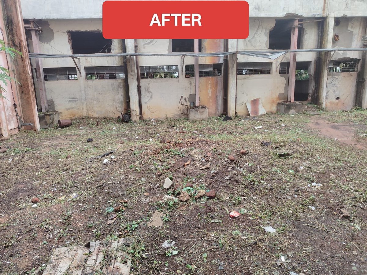 As a part of #SpecialCampaign5_0  areas near PS6 of OFT were cleaned.