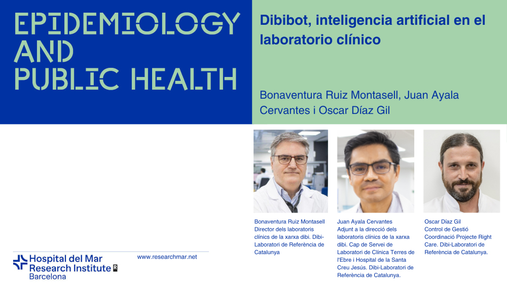Dibi· Xarxa de diagnòstic biomèdic i per la imatge (@dibixarxa) on Twitter photo 🤖 Presentem #dibibot al darrer seminari del Servei d'#Epidemiologia i Salut Pública d'<a href="/HMar_research/">HMar Research Institute</a>
Amb IA generativa s'ha dissenyat per donar resposta a les incidències de la fase preanalítica del laboratori i millorar el #RightCare
Coneix #dibibot ➡️ tuit.cat/8lowf 🤖 Presentem #dibibot al darrer seminari del Servei d'#Epidemiologia i Salut Pública d'<a href="/HMar_research/">HMar Research Institute</a>
Amb IA generativa s'ha dissenyat per donar resposta a les incidències de la fase preanalítica del laboratori i millorar el #RightCare
Coneix #dibibot ➡️ tuit.cat/8lowf
