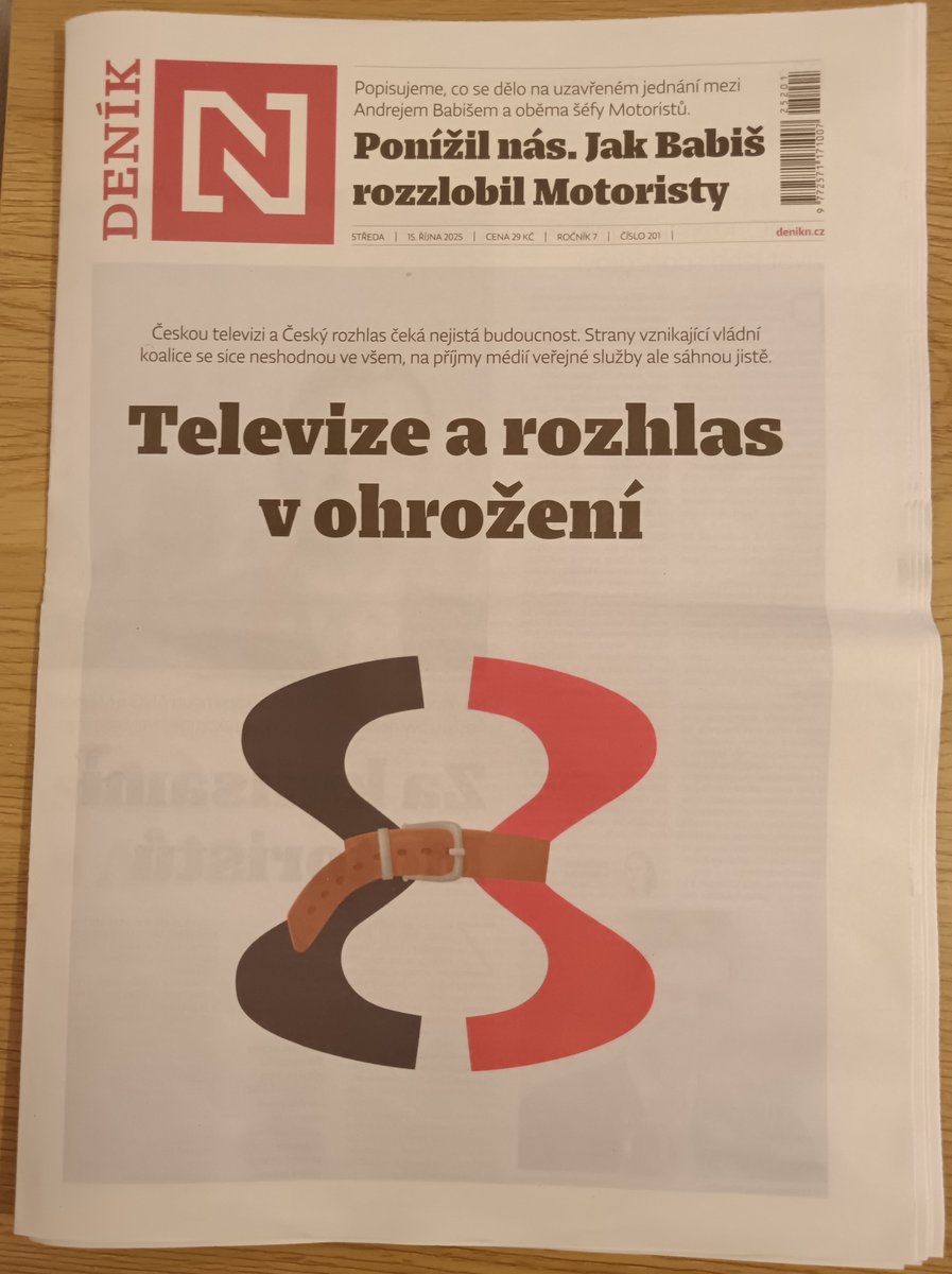 Co se týče spotřeby, vždy jsem chápal peníze jako hlasovací lístky, kterými rozhodujeme o úspěchu či neúspěchu produktů a služeb v našem okolí.

V nedávné době jsem se rozhodl podpořit kvalitní žurnalistiku a předplatil si Deník N.