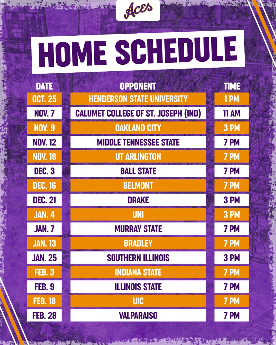 Start times for all 2025-26 home games have been set. Check out the full home slate for this season.