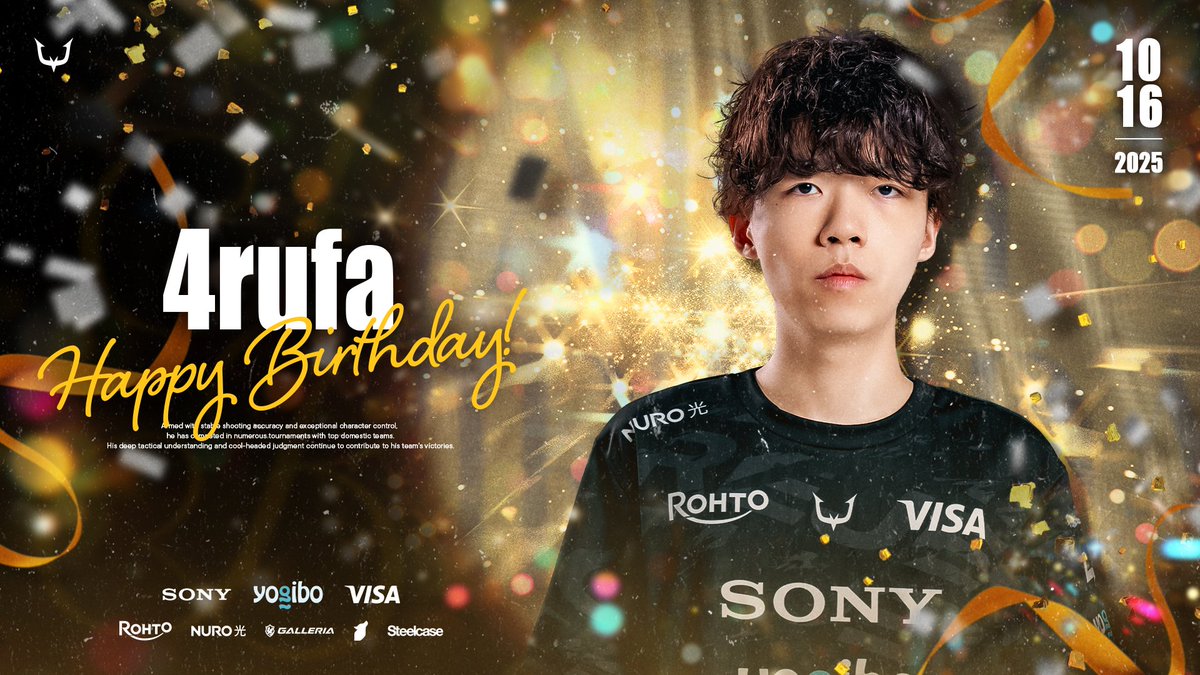 RC_REJECT's tweet image. Apex Legends Div.  

🎉Happy Birthday 4rufa (@4rufq )🎉

素敵な一年になりますように！

#RCWIN
