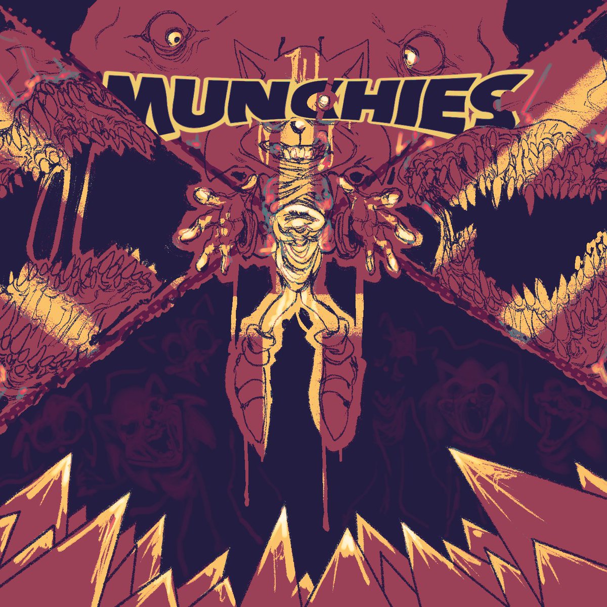 Coming in a tad late, but I might aswell post the work I did for Rerun aswell.

Starting off with the song I made the most for, Munchies.

1/6