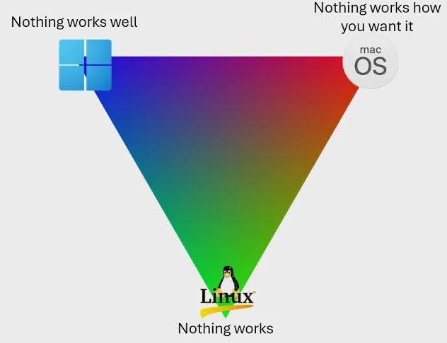 gonxolotl's tweet image. Linux has an amazing performance but sadly: