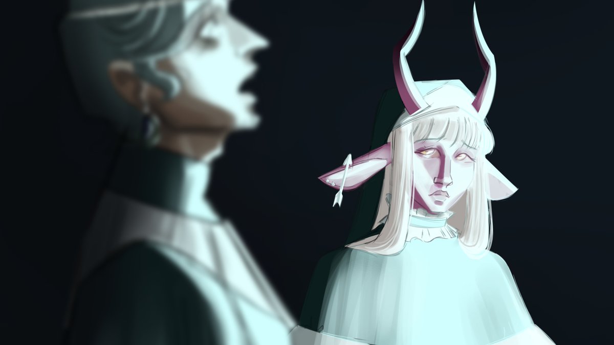 wip. if i find the power to finish it. i just wanted to take it out of my system. 

#criticalrolecampaign4 #criticalrolefanart