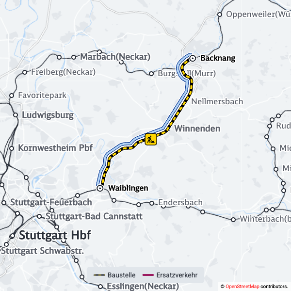 SBahn_Stuttgart's tweet photo. 🚧 #Drandenken 🚧
Die DB arbeitet in der Nacht 2./3. November 2025 an den Weichen im Bahnhof #Backnang
Es kommt zu einem Teilausfall bei der Linie #S3
Details, auch zum #Ersatzverkehr #S3E👉https://t.co/zJL6ogfkCg https://t.co/BRAhCdjSoV