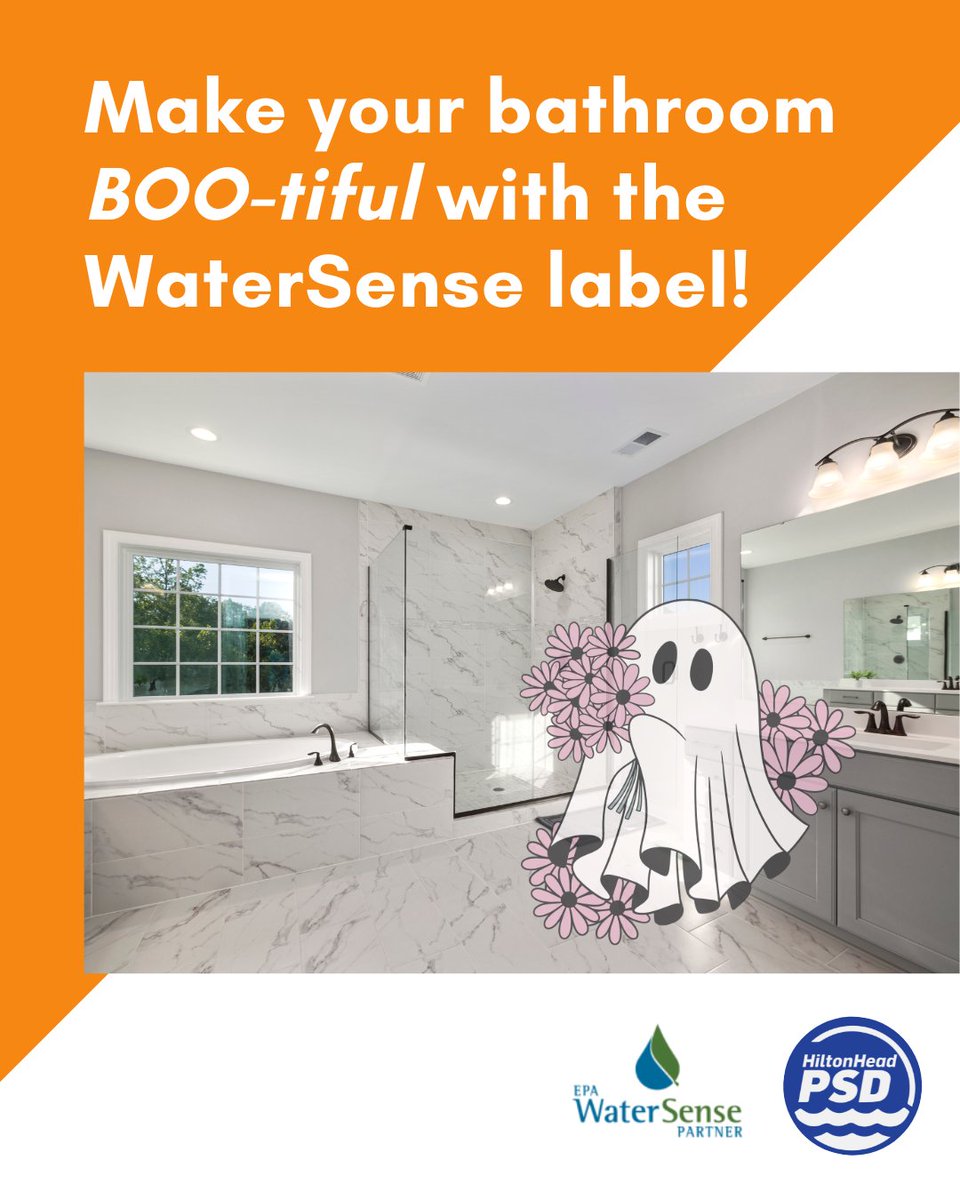 hiltonheadpsd's tweet image. Make your bathroom BOO-tiful and chase away phantom water waste with WaterSense labeled products that match your style and offer scary-good water savings! 

Learn more from our WaterSense Partner: hubs.ly/Q03LmqYk0 

#Bootiful #WaterSavings #WaterSensePartner