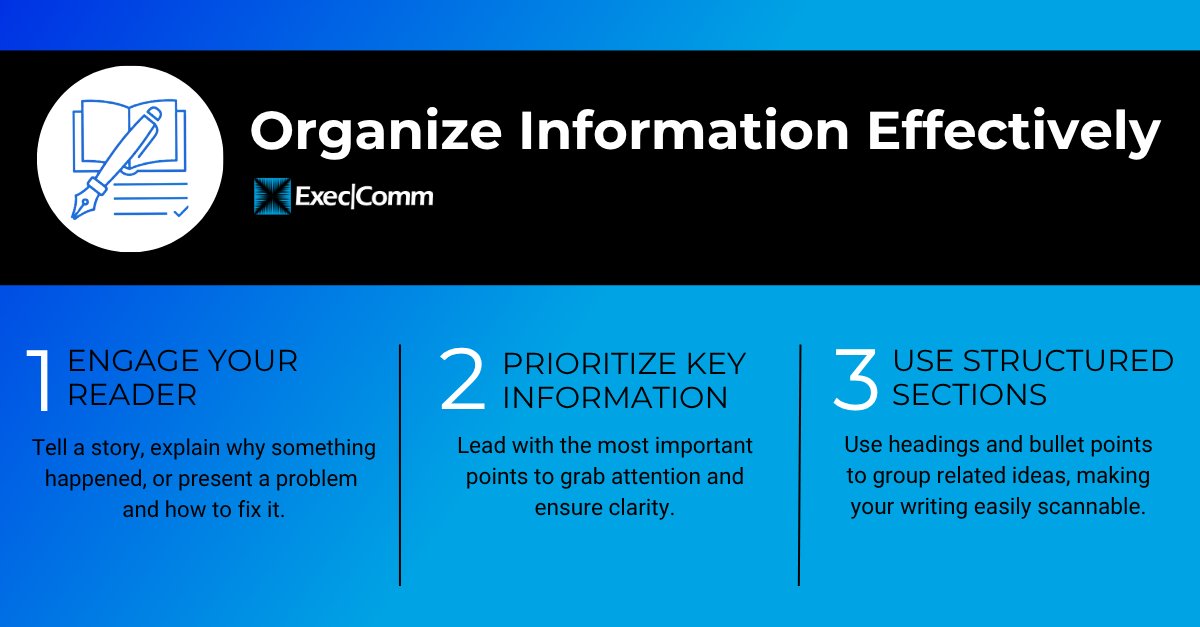✍️ Want to write more clearly and effectively? 

You'll master these skills—and so much more—when you sign up for: Write for Results workshop. This course helps you to create clear, focused, and concise documents.

👉 ow.ly/ErzA50Xazte

#WriteForResults #ExecComm
