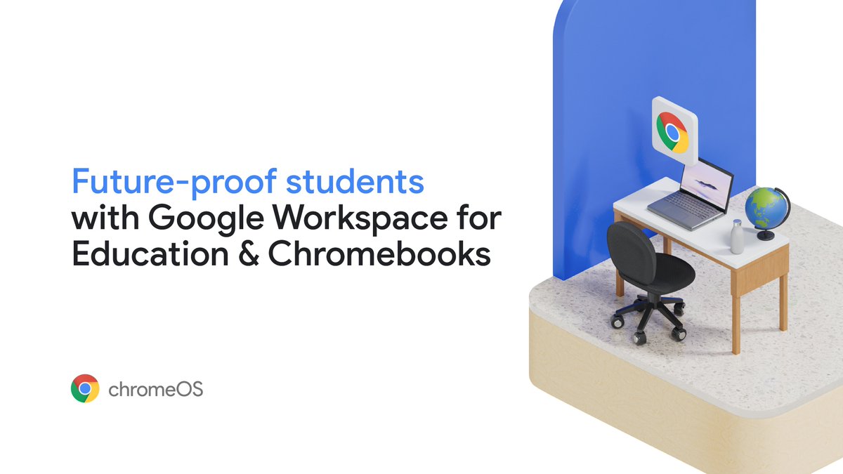 GoogleForEdu's tweet image. Classroom flow unlocked 🔓! Seamlessly collaborate and spark engaging lessons when you pair #GoogleWorkspaceEdu Plus with #Chromebooks. ✨ Ready for smoother lessons? goo.gle/4nRE09l