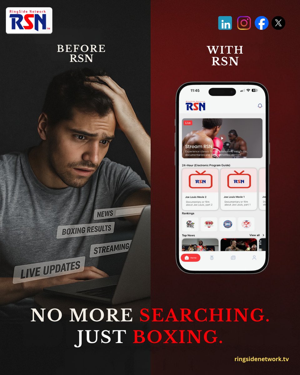 Ringside Network Television tweet media