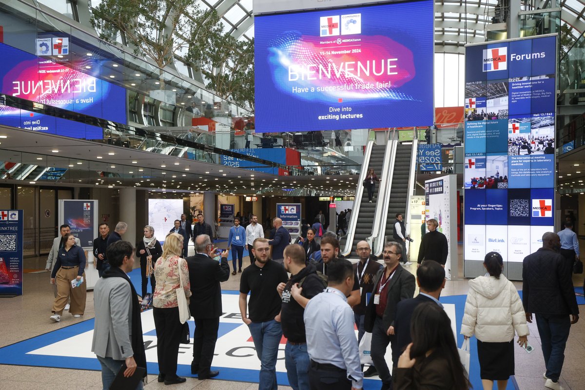 ¡Explora con la AHK Guatemala las #novedades en #ferias alemanas! <a href="/MD_GmbH/">Messe Düsseldorf</a>!

🩺🌍 ¡Conéctate con el futuro con las ferias Medica &amp; Compamed! Del 17 al 20 de noviembre, estas ferias ofrecen una visión integral del sector de la salud.

Fotos: Messe Düsseldorf / ctillmann