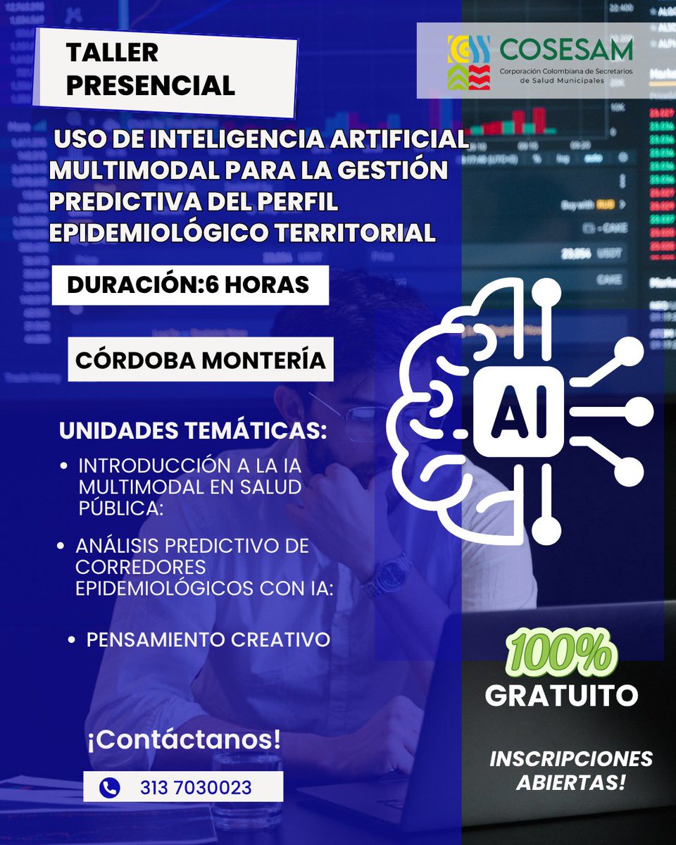Cosesam1's tweet photo. Inscripciones abiertas para nuestros talleres presenciales, contáctanos 3137030023 , son totalmente gratuitos y será certificado por el SENA https://t.co/rZfMxpoinW