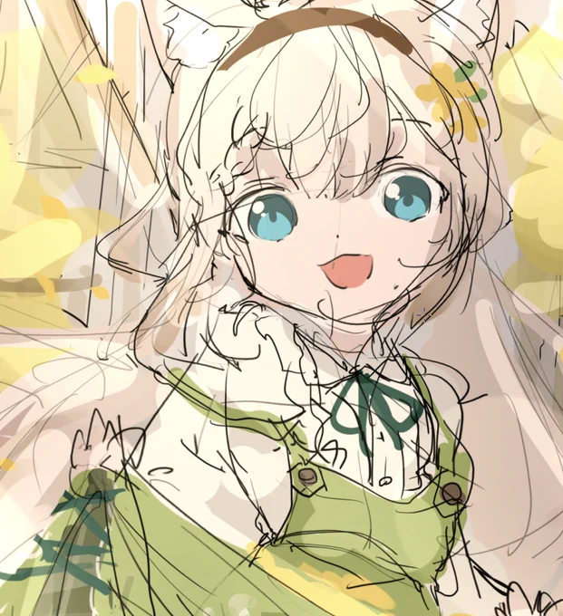秋を感じるお絵描き