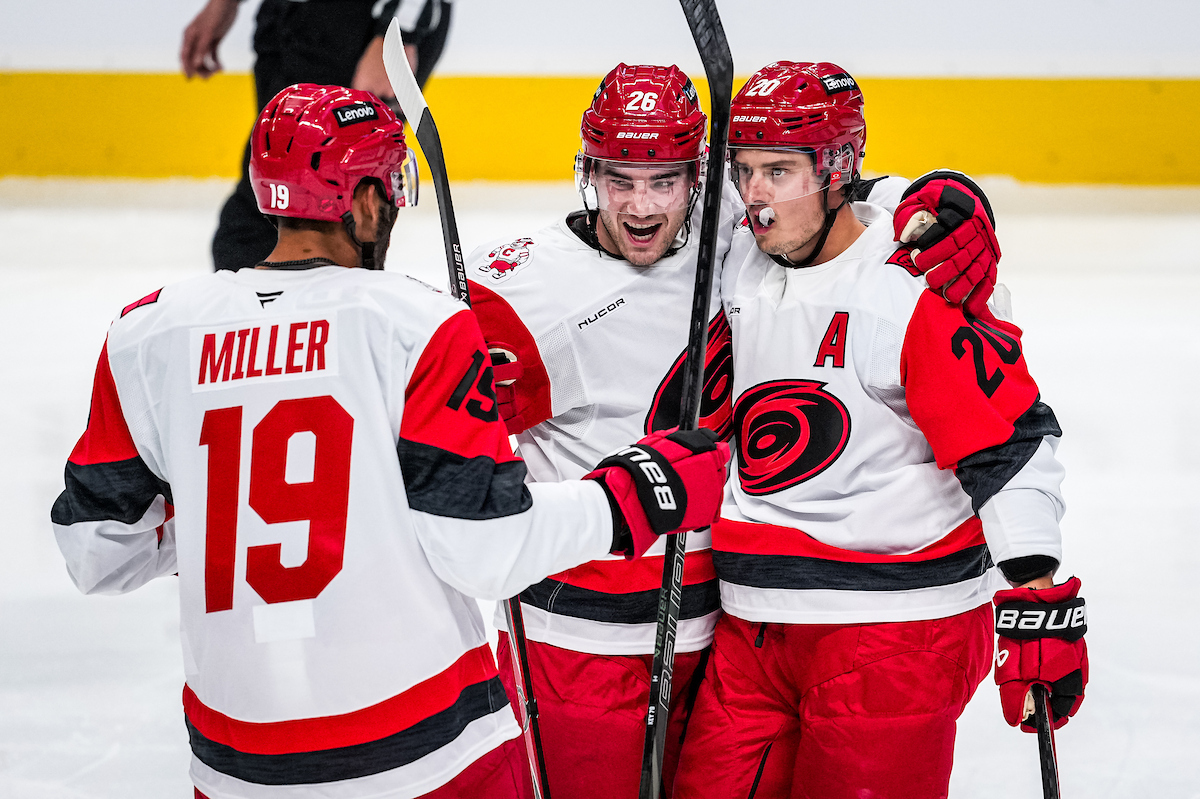 The #Canes are 3-0-0 and are averaging an NHL-best 5.00 goals per game. 