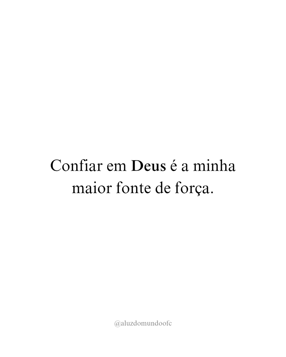 Você crê? Digite: AMÉM!