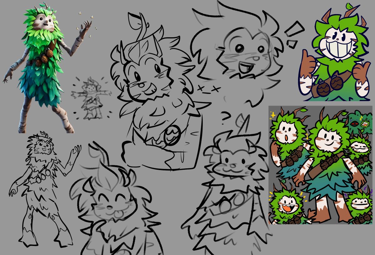 I'm trying to figure out a cool way to draw this guy, since my artstyle is like a dang Ditto