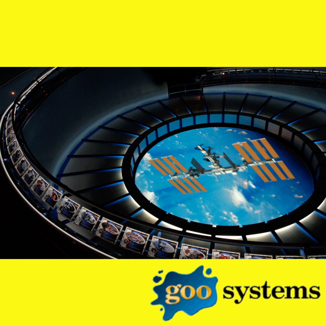 GooSystems's tweet image. Return to Earth! Screen Goo coated onto cement floor at Space Shuttle Flight Simulation experience – NASA’s Space Shuttle Museum.
#GooSystems #ScreenGoo #projection