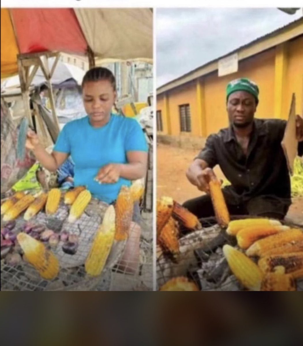 Hardworking women                   Poor man