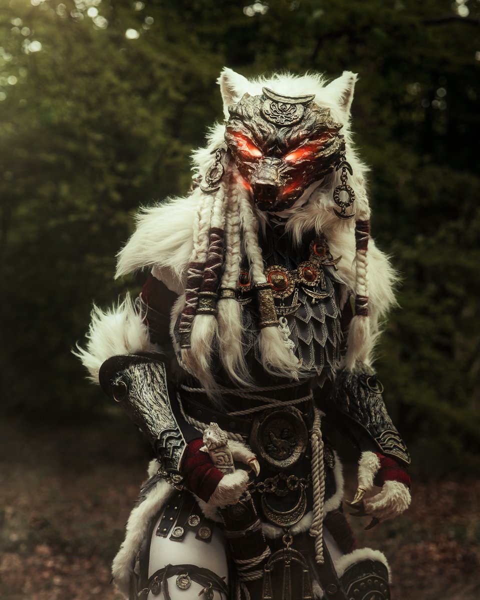 RaidRPG's tweet photo. Check out this awesome cosplay by Entropia_cos (check her out on Instagram😇)! She shared a few words about what inspired the look - read it below:

When I first discovered Mezomel in RAID: Shadow Legends, I instantly fell in love with her design. She’s a powerful and mysterious character with incredibly rich visual details. The intricate armor, leatherwork, all the accessories, jewelry, weapons, and of course, the mask - every element was a thrilling challenge to bring to life.
I love working on costumes that combine multiple crafting techniques, and Mezomel was a perfect example of that multitechnical approach.

It allowed me to explore a wide range of materials and skills. I was especially drawn to her cursed half-woman, half-wolf nature - creating her paws, for instance, was a real sculpting and assembly challenge. Sometimes I was afraid I wouldn’t manage to build some parts, but finally everything fits well! Maybe I will create a new mask version because the first one in resin cast is very heavy!

I spent over 900 hours bringing this cosplay to life, and it’s one of the most ambitious projects I’ve ever taken on. I’m truly honored that the studio noticed my work, and I’m excited to share this creative journey with you all, highlighted by the talented @Benjamin_Tantot  

#RAID #RAIDShadowLegends #RAIDCosplay