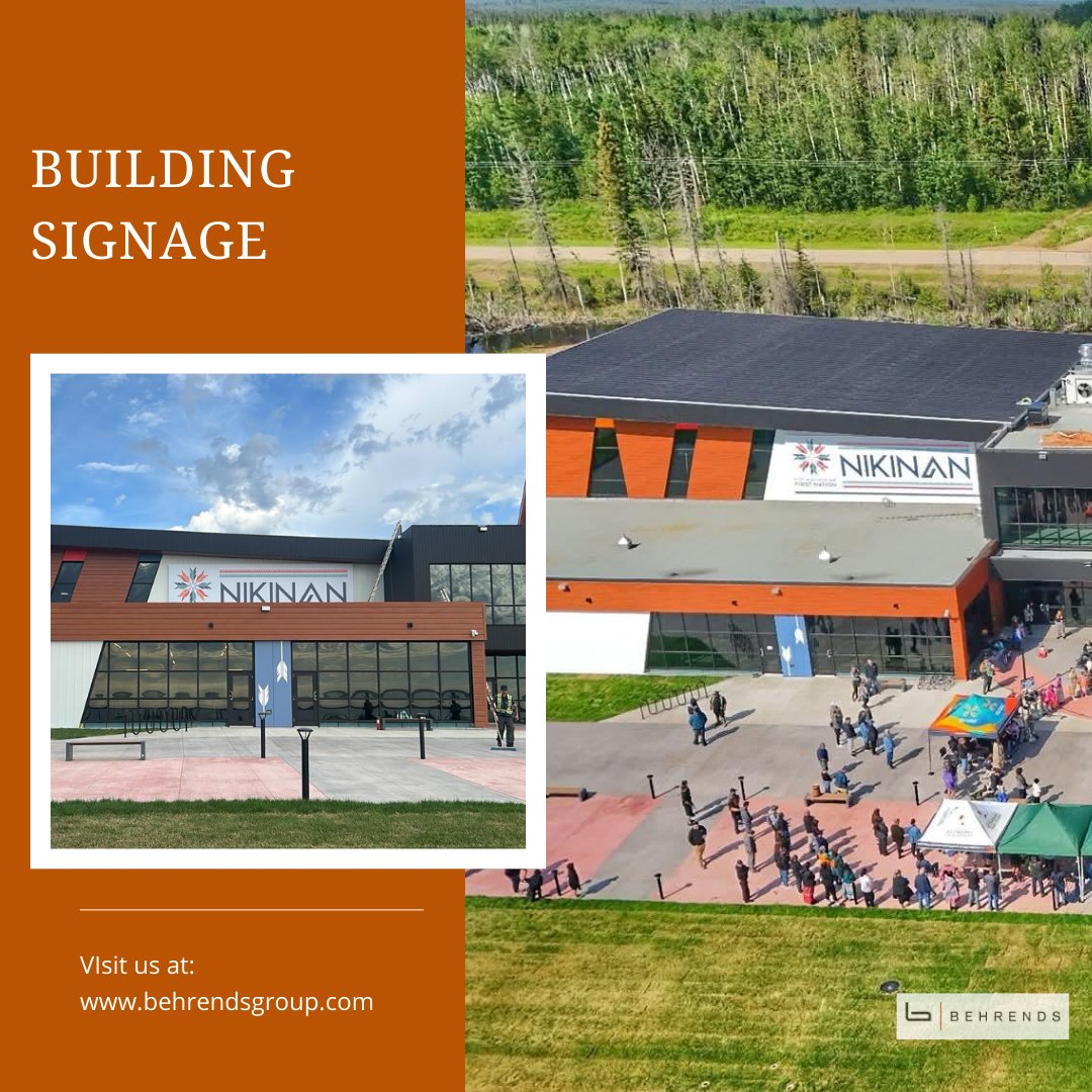 No matter the project, Behrends has the solution.
Design. Fabrication. Installation.
Done right — every time.  #Signage #Design #Fabrication