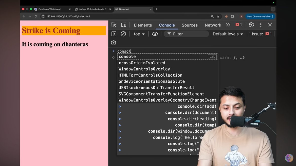 PixieCoder's tweet image. Day 2️⃣8️⃣ of Operation Defense ⚔️
Explored JavaScript DOM Manipulation today 💻
→ Learned how DOM represents the webpage
→ Practiced accessing & modifying elements
→ Added interactivity using JS ✨
@rohit_negi9
#100DaysOfCode #OperationDefense #JavaScript #DOM