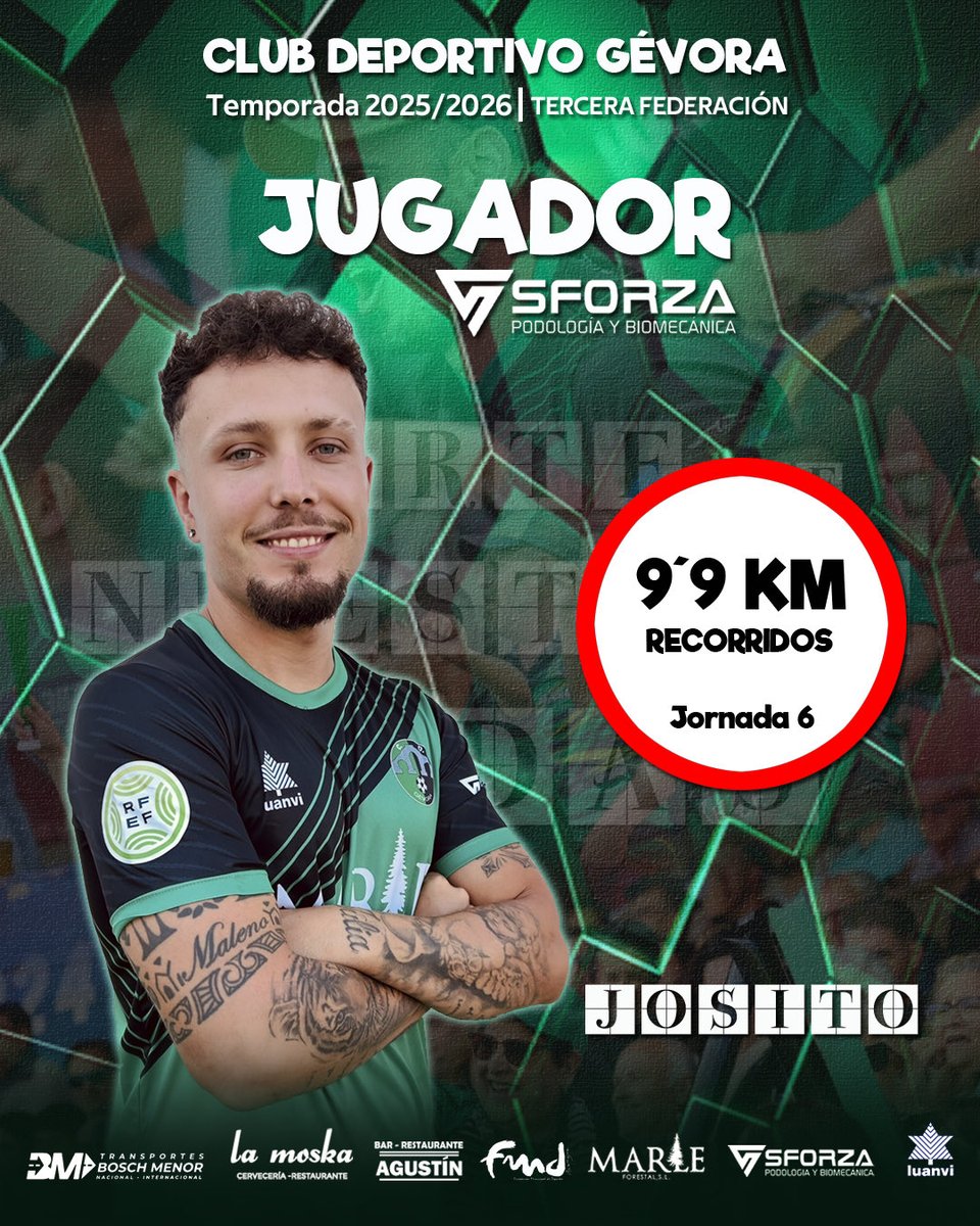 👣 𝐉𝐔𝐆𝐀𝐃𝐎𝐑 𝐒𝐅𝐎𝐑𝐙𝐀 •

🏃🏻𝐉𝐎𝐒𝐈𝐓𝐎 fue el jugador que más kilómetros recorrió en el partido ante la #EFPuebla con un total de 9️⃣’9️⃣  

👤 <a href="/joselitogv10/">joselitogv10</a>