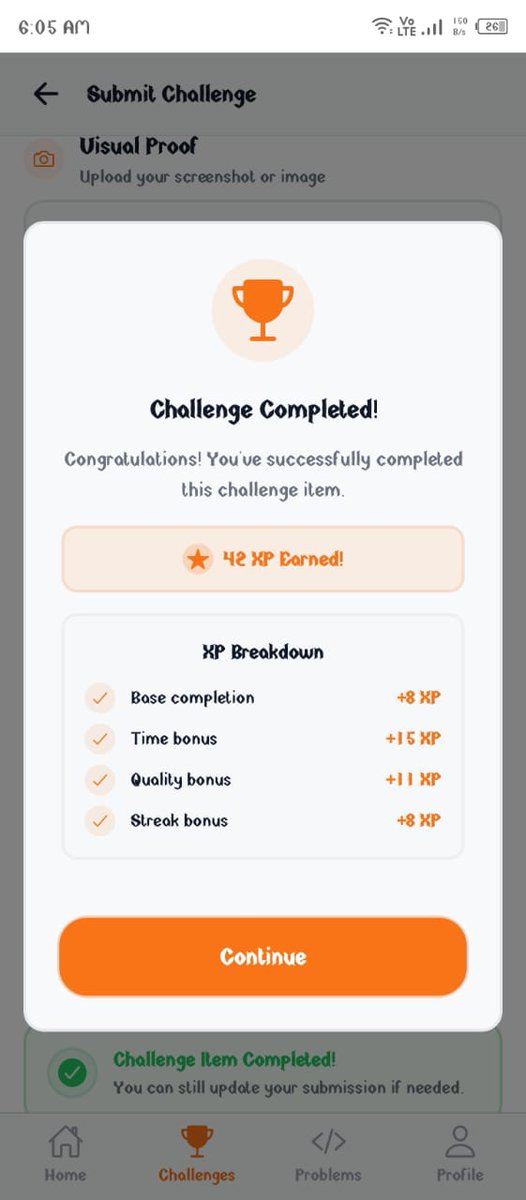 Soumyach144's tweet image. #Day6 of #25daysJSchallenge completed . Another day of win. 😜🫡
@ChaiCodeHQ  @Hiteshdotcom @nirudhuuu 
#code #challenge #chaicode #html5 #Consistency