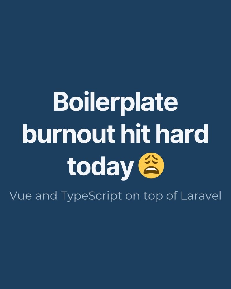 alloyking_1's tweet image. After spending hours on my boilerplate, frustration finally kicked in.

I started looking for a way out — questioning everything.

What’s even the point of using Vue and TypeScript?

 Can’t I just keep things simple?

Then I stumbled on HTMX — super, super cool tool.
#laravelphp