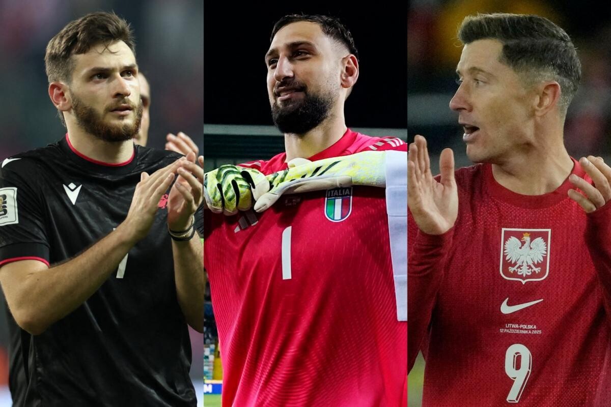 lequipe's tweet image. Kvaratshkelia, Donnarumma, Lewandowski : ces stars qui pourraient rater la Coupe du monde 2026
➡️ l.lequipe.fr/GyG