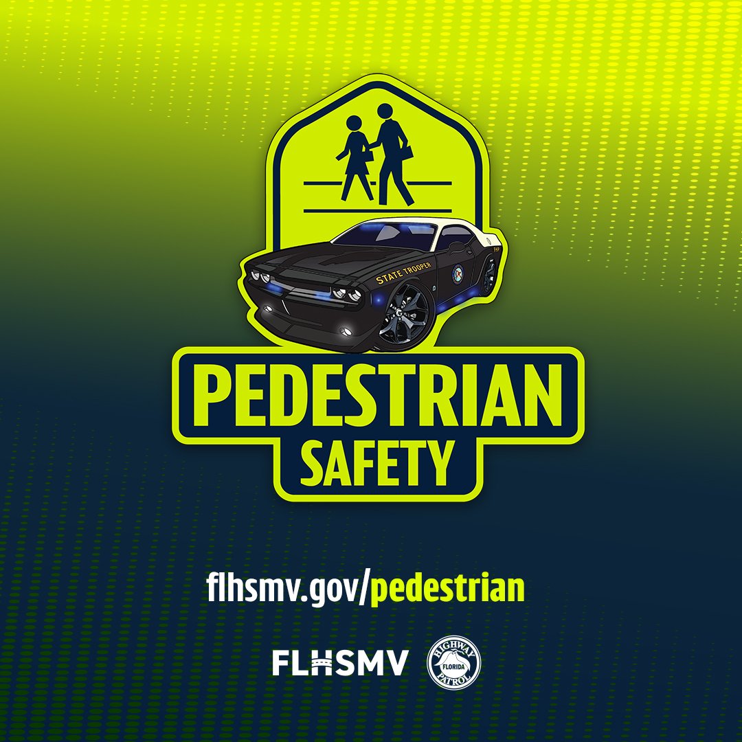 MyFDOT_Tampa's tweet image. October is Pedestrian Safety Month! Whether you&apos;re walking, biking, or driving — we all share the road. 

Pay attention and keep alert at all times.  #PedestrianSafetyMonth #LetsGetEveryoneHomeSafely #TargetZero