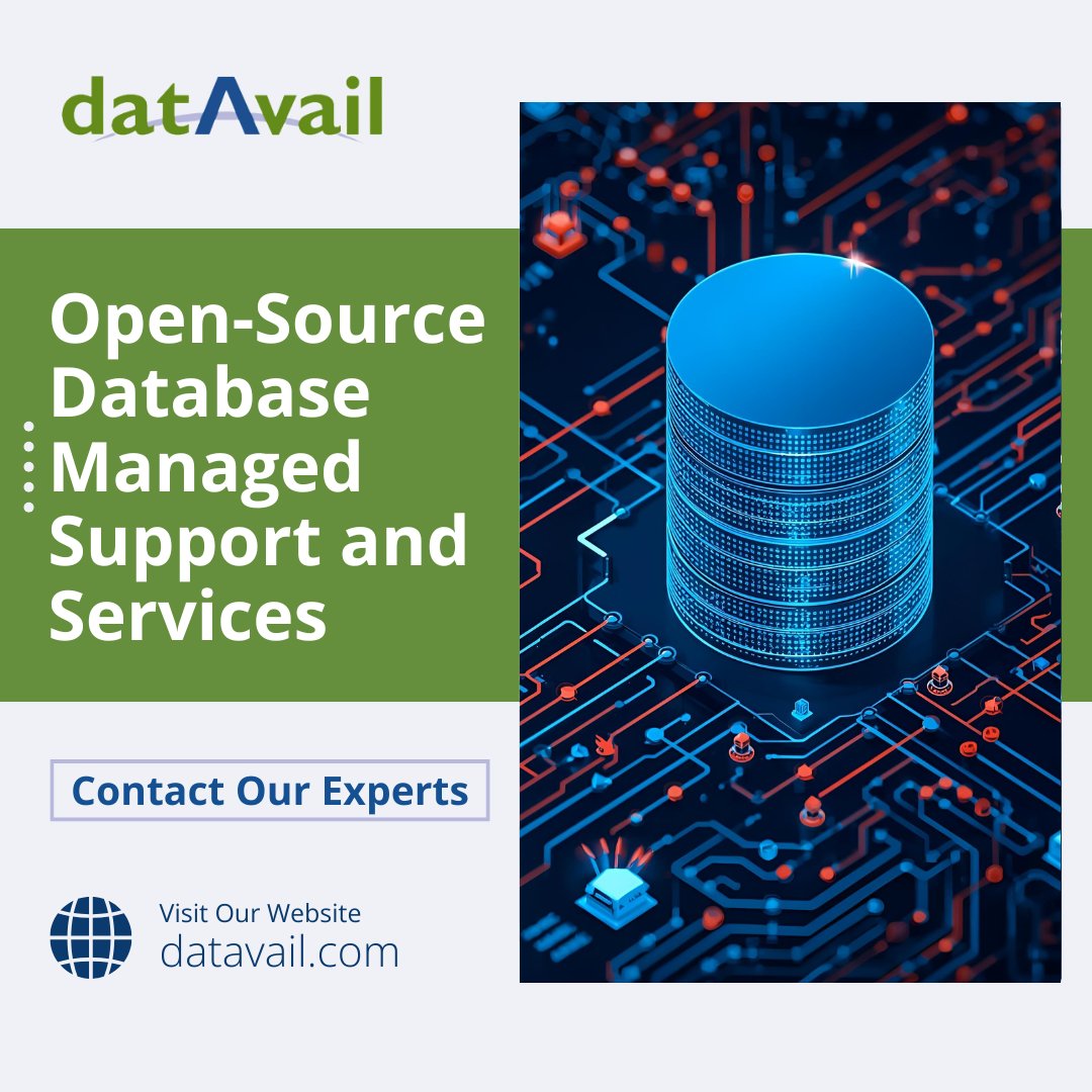 datavail's tweet image. Enterprises using #OpenSource databases need reliability & performance. Datavail’s Managed Services deliver 24x7 monitoring, optimization & expert support for #MySQL, #PostgreSQL & #MongoDB—ensuring scalability, security & efficiency. datavail.com/solutions/data…
#Database