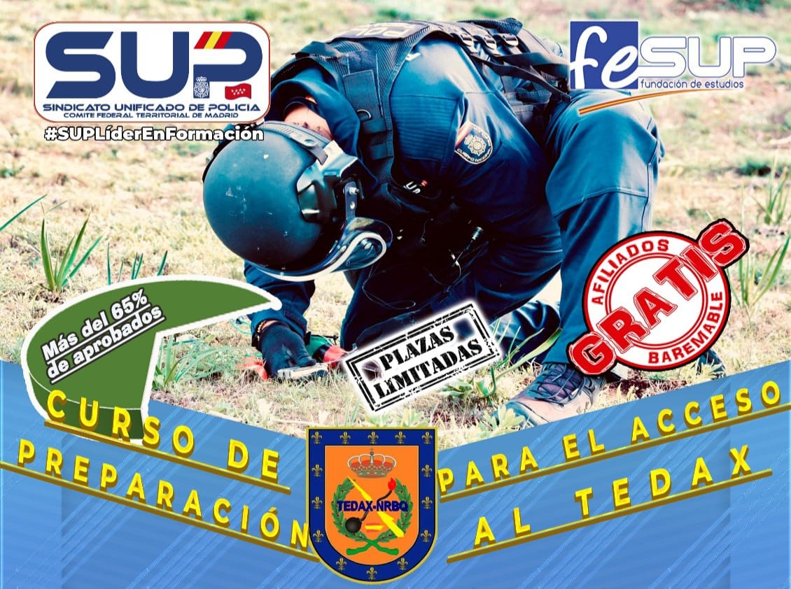 supmadrid's tweet image. ‼️Formarse con el #SUPMadrid es sinónimo de ÉXITO‼️

🔝  1️⃣3️⃣ de 1️⃣3️⃣ superan la teórica de #TEDAX y 9 ya pasan a la recta final 💥¡Orgullo SUP!

✅️ Te apasiona esta unidad❓️
📚 Prepárate con nosotros: formación completa, adaptada, gratuita y baremable🔝
 #SupLíderEnFormacíon