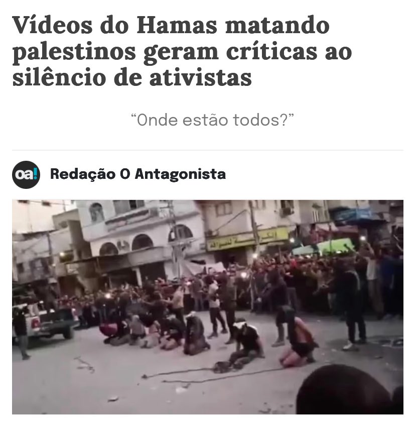 andrefernm's tweet photo. Agora eles ficam em silêncio porque não dá pra inventar narrativas. Teriam que culpar os terroristas que eles homenageiam por aqui. https://t.co/ZjfifuHHIU