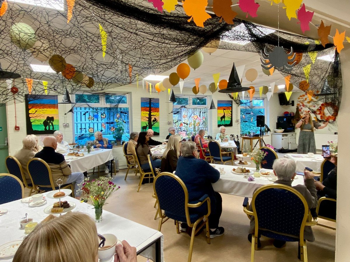 Getting a little spooktastic at our Centre for our Afternoon Tea.  #afternoontea #Halloween2025  up next week is Lunch and Quiz #windsor