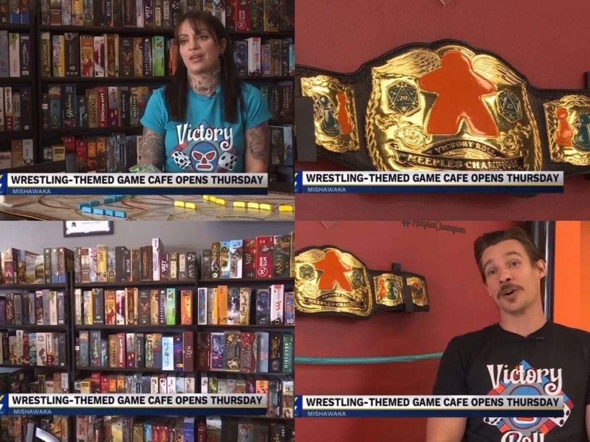 #AEW stars #RubySoho and #AngeloParker are launching a gaming cafe called Victory Roll, which will celebrate its grand opening tomorrow. 

(Via ABC 57)