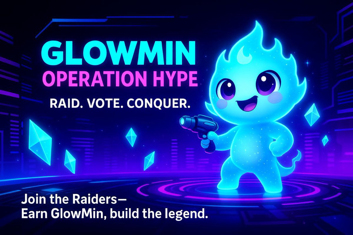 Collinson2003's tweet photo. Big things are happening at #GLOWMIN ๐
They just launched Operation HYPE, a global community event designed to boost visibility and reward early supporters.
Hereโs why this one stands out ๐งฉ๐ https://t.co/yw15RHXHdG