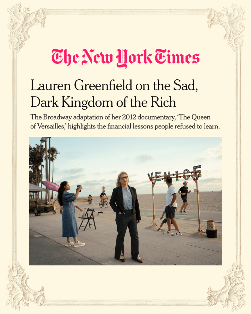 Documentarian Lauren Greenfield for <a href="/nytimes/">The New York Times</a>. 

nytimes.com/2025/10/08/sty…