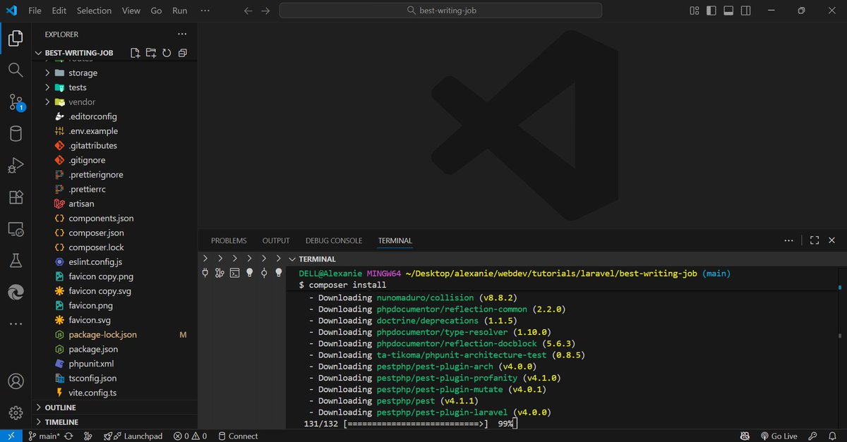 alexanie_'s tweet image. Another day to become a world class laravel dev