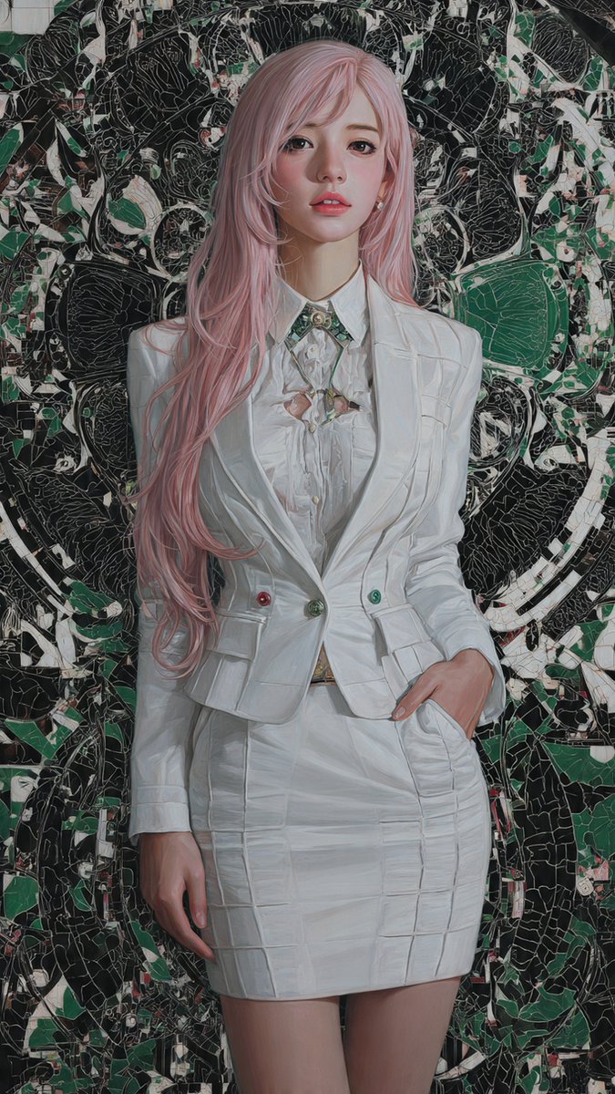 grokimageprac's tweet image. QT White Suit