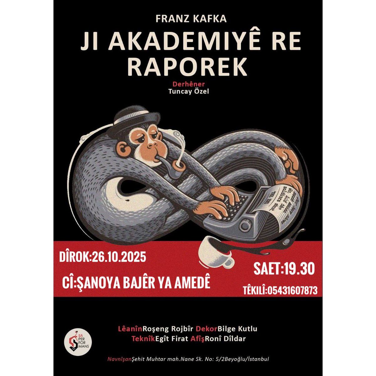 Bi du lîstikan em li Batman û Amedê ne
24.09.20025 <a href="/bbzimanekurdi/">Komîsyona Zimanê Kurdî / Baroya Batmanê</a> 

26.09.20025 @amedtiyatro 

Linka bilêdan : biletfiros.com/movie/keypa-12…