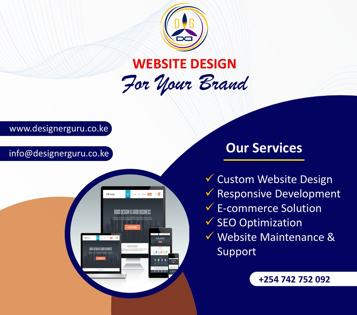 kenyanlad_'s tweet photo. Need a business website?

#designerguruke creates designs that convert visitors into loyal customers.

Let’s build your online success story.

Call/Whatsapp 0742752092 https://t.co/tyusyQkZwY