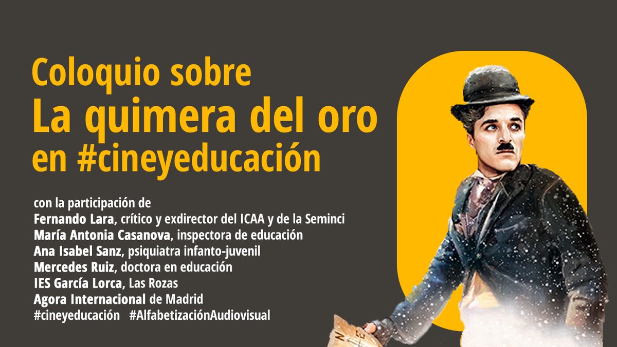 londones's tweet photo. Este viernes lanzaremos en @CinesVerdiMad una #proyeccion que animamos a contratar en #matinales en cualquier cine de España con #LaQuimeradelOro Empezamos con imprescindible @Okinfografia #cineyeducacion #remasterizada #100años #coloquio con #alumnado @acontrafilms @acontraplus https://t.co/AD4E8CQFJo
