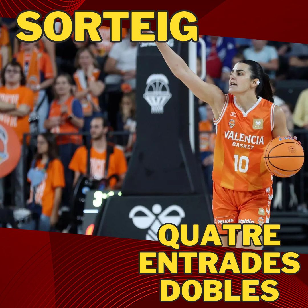 🏀🍊SORTEIG | Quatre entrades dobles per al
<a href="/valenciabasket/">Valencia Basket Club</a>🆚Fenerbahce de dijous a les 19:15 hores❗️

Participar és molt fàcil: 
1⃣ Segueix el compte d'<a href="/apuntesports/">À Punt Esports</a>
2⃣ RT a la publicació
3⃣ Comenta amb l'etiqueta #VBCFenerbahceÀPunt 

També a Instagram:
instagram.com/p/DP1c8jDglqd/