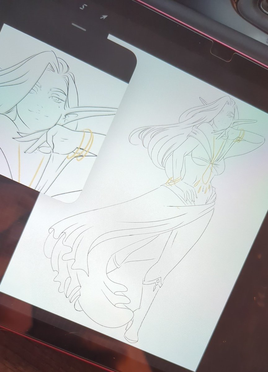 I saw Rin'lyn was winning in the poll so I got started.

You want sexy space elf, I will draw sexy space elf.