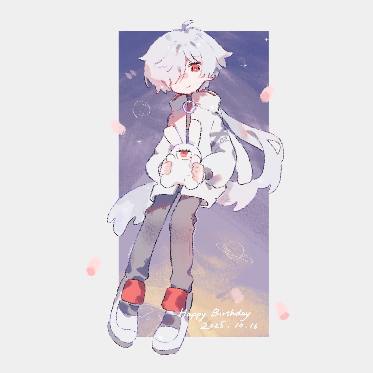 #白夜零兎誕生祭2025
🥳🎂🤍