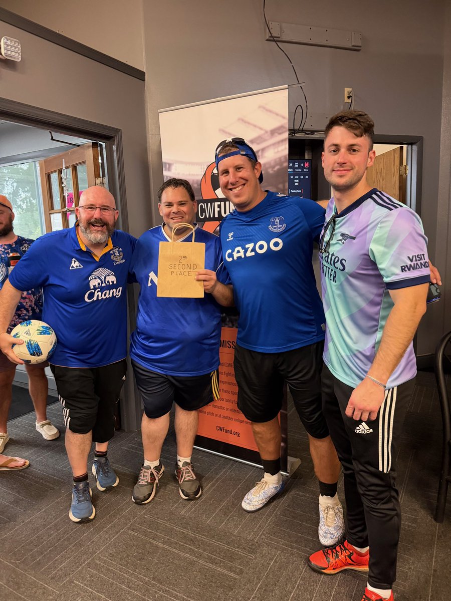 With a score of 21-under par, The Baltimore Toffees-led team finished second on Saturday at the <a href="/TheCWFund/">Craig Willinger Fund</a> Footgolf Classic, our fourth consecutive top-three finish! A truly wonderful event for an amazing cause (think Soccer Make-A-Wish)