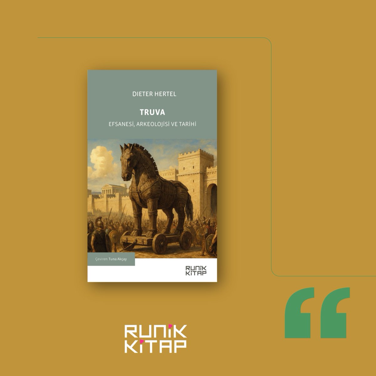 RunikKitap's tweet image. Runik Bilgi / Yeni Kitap

Dieter Hertel efsanelere kapılmadan, Truva’nın arkeolojik katmanlarını detaylıca ele alıyor ve okuru efsane ile gerçek arasındaki ince çizgide büyüleyici bir yolculuğa çıkarıyor.

shorturl.at/BTNJ5